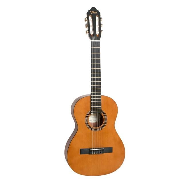 KMC Music VC203-U Valencia 200 Series Classical Guitar, Antique Natural Finish - Size 0.75