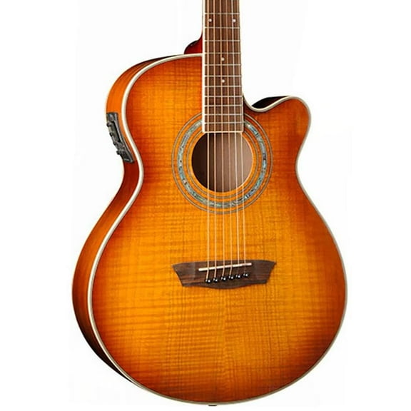 Washburn EA15 Festival Series Acoustic-Electric Guitar Iced Tea Burst