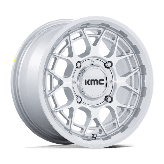 KMC Powersports Cast Aluminum Wheel KS139 15x7 4x156 SLV-MACH 38mm, KS139SD15704438