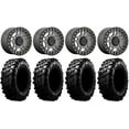 thumbnail image 1 of KMC Recon Beadlock 15" Wheels Gunmetal 35" Carnivore Tires Can-Am Commander Maverick Renegade Outlander Defender, 1 of 4