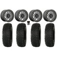 thumbnail image 1 of KMC Recon Beadlock 15" Wheels Gunmetal 35" Roctane ST Tires Can-Am Commander Maverick Renegade Outlander Defender, 1 of 4