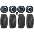 thumbnail image 1 of KMC Technic 15" Wheels Blue 32" XCR350 Tires Sportsman RZR Ranger, 1 of 4