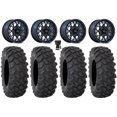 thumbnail image 1 of KMC Technic 15" Wheels Blue 35" XTR370 Tires Polaris RZR Turbo R & Pro R Ranger 1500 Xpedition, 1 of 4