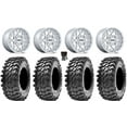 thumbnail image 1 of KMC Technic 15" Wheels Gloss Machined 32" Rampage Tires Can-Am Maverick X3 / Honda Pioneer 1000 / Talon, 1 of 4