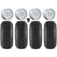 thumbnail image 1 of KMC Technic 15" Wheels Machined 33" Desert Series Tires Sportsman RZR Ranger, 1 of 4