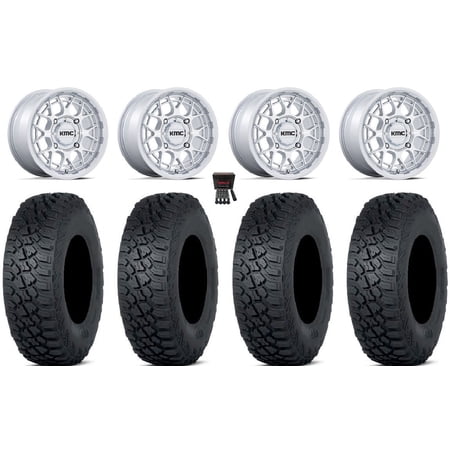 KMC Technic 15" Wheels Machined 33" Tenacity XNR Tires Sportsman RZR Ranger