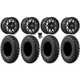 thumbnail image 1 of KMC Technic 15" Wheels Matte Black 32" MotoRally Tires Sportsman RZR Ranger, 1 of 4