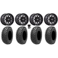 thumbnail image 1 of KMC Technic 15" Wheels Matte Black 32" Rampage Fury Tires Sportsman RZR Ranger, 1 of 4