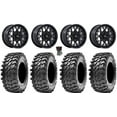 thumbnail image 1 of KMC Technic 15" Wheels Matte Black 32" Rampage Tires Polaris RZR Turbo R & Pro R Ranger 1500 Xpedition, 1 of 4