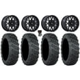 thumbnail image 1 of KMC Technic 15" Wheels Matte Black 32" Versa Cross V3 Tires Polaris RZR Turbo R & Pro R Ranger 1500 Xpedition, 1 of 4