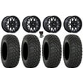 thumbnail image 1 of KMC Technic 15" Wheels Matte Black 33" RT320 Tires Polaris RZR Turbo R & Pro R Ranger 1500 Xpedition, 1 of 4