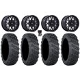 thumbnail image 1 of KMC Technic 15" Wheels Matte Black 33" Versa Cross V3 Tires Polaris RZR Turbo R & Pro R Ranger 1500 Xpedition, 1 of 4