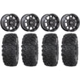 thumbnail image 1 of KMC Toro S 15" Wheels Black 33" Roctane T4 Tires Sportsman RZR Ranger, 1 of 4