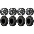 thumbnail image 1 of KMC Toro S 15" Wheels Black 37" MotoRavage XL Tires Can-Am Maverick X3 / Honda Pioneer 1000 / Talon, 1 of 4