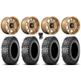 thumbnail image 1 of KMC Toro S 15" Wheels Bronze 30" Predator Tires Sportsman RZR Ranger, 1 of 4