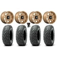 thumbnail image 1 of KMC Toro S 15" Wheels Bronze 32" RocScraper Tires Kawasaki Teryx Mule, 1 of 4