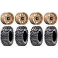 thumbnail image 1 of KMC Toro S 15" Wheels Bronze 32" Roxxzilla Tires Kawasaki Mule Pro FXT, 1 of 4