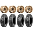 thumbnail image 1 of KMC Toro S 15" Wheels Bronze 33" RAZR XT Tires Polaris RZR XP 1000 / PRO XP / Ranger XP 900/1000, 1 of 4
