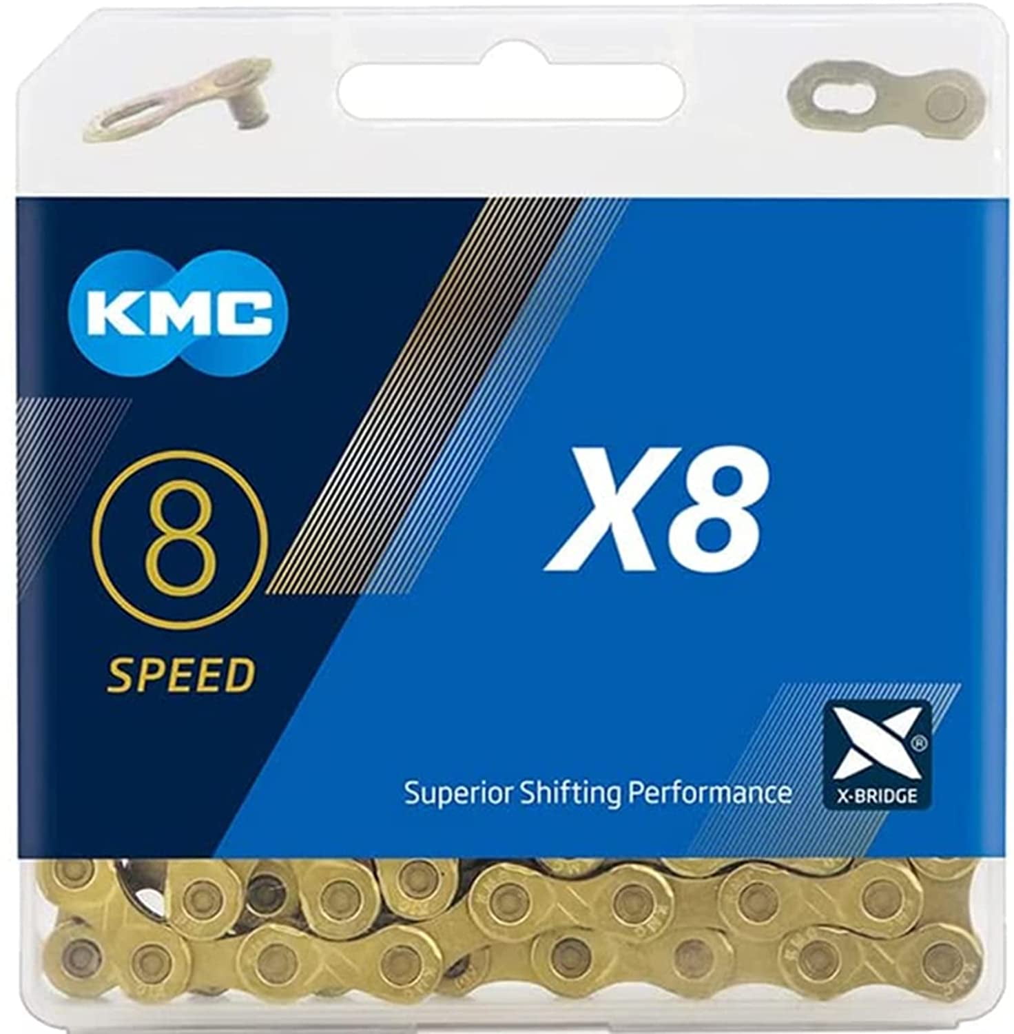 Kmc 8 speed chain hot sale gold