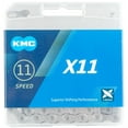 thumbnail image 1 of KMC X11 Chain  11-Speed, 118 Links, Gray, Durable & Precise Shifting, 1 of 2