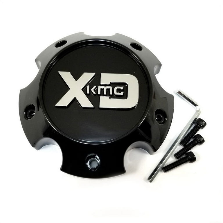 KMC XD Series Gloss Black Wheel Center Hub Cap 5 Lug 5x5.5/150 for XD829  Hoss 2