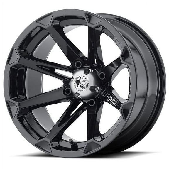 KMC-XD Wheels M12-00737 XDWM12-00737 M12 DIESEL 20X7 4X137 GLOSS BLACK 10MM