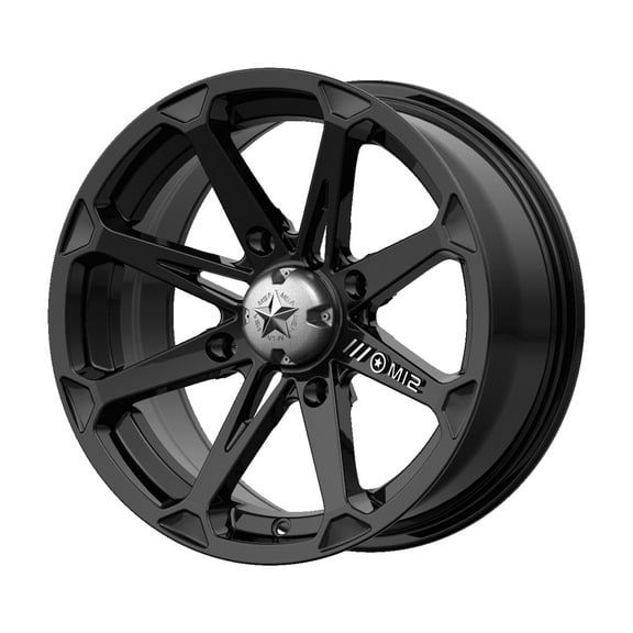 KMC-XD Wheels M12-05756 XDWM12-05756 M12 DIESEL 15X7 4X156 GLOSS BLACK 10MM