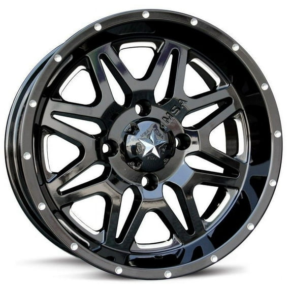 KMC-XD Wheels M26-04756M XDWM26-04756M M26 VIBE 14X7 4X156 MILLED GL-BLACK 00MM
