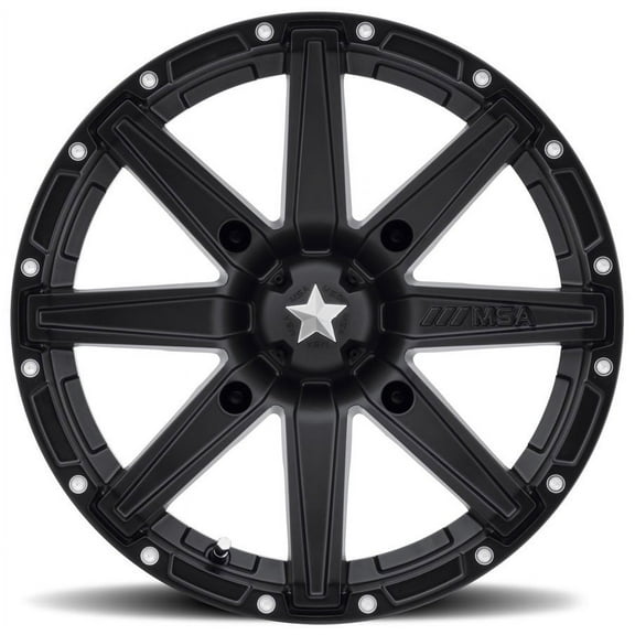 KMC-XD Wheels M33-05756 XDWM33-05756 CLUTCH 15x7 4x156.00 SATIN BLACK (0 mm)