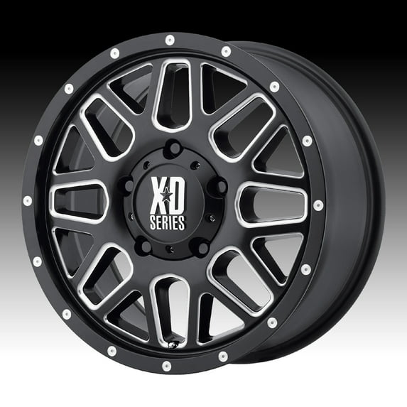 KMC-XD Wheels XD82088038938 XDWXD82088038938 GRENADE 18X8 6X130 BLACK (38 MM)