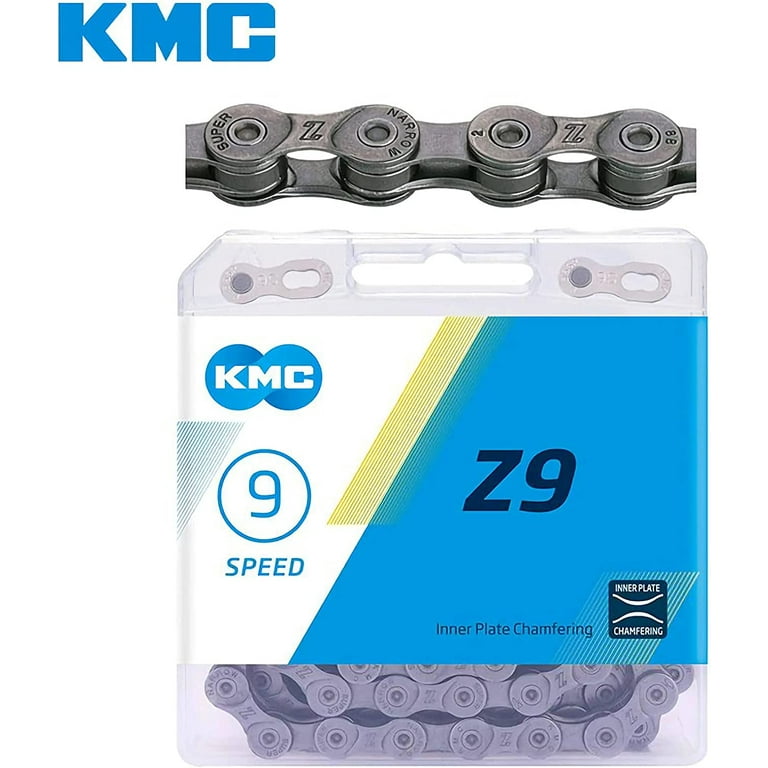 KMC Z9 9 Speed Bike Chain 116 Links, Fit Shimano SRAM