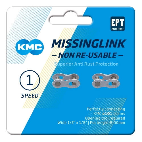 KMC e101 EPT Missing Links cycle bike chain