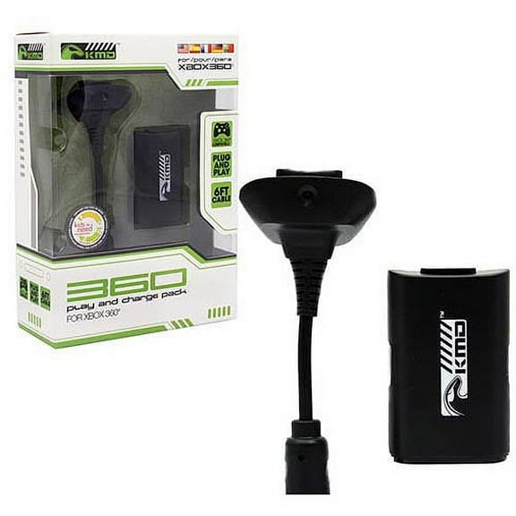 KMD - Battery charger + AC power adapter + battery - 2100 mAh - for Microsoft Xbox