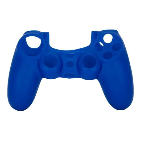 KMD - Protective sleeve for game console controller - silicone - blue - for Sony PlayStation 4