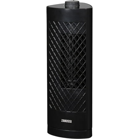 KME 13" Inch, Lightweight, Portable Mini Tower Fan, 3 Speeds, Wide-Angled Oscillation, Powerful Airflow, Quiet Operation, Perfect For Homes Or Office, Black - ZNTF1321B
