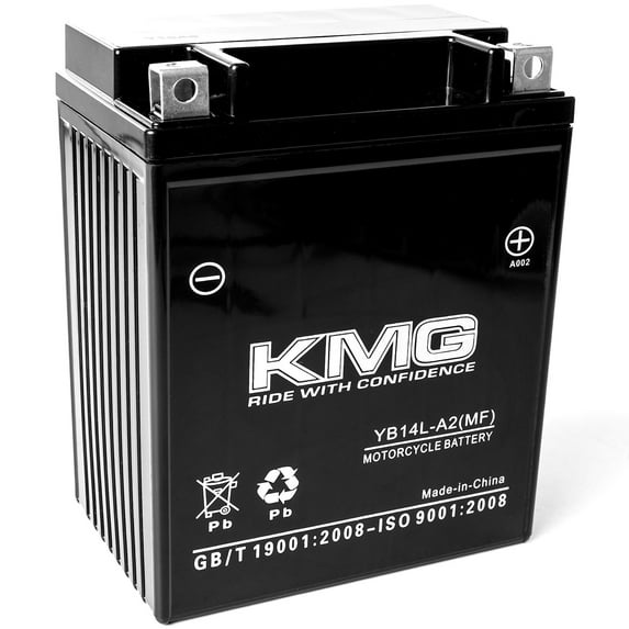 KMG 12 Volts 14Ah Replacement Battery Compatible with Yamaha VT480 Venture GT 1992-1993