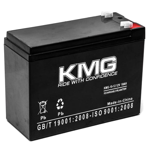 KMG 12V 10Ah Replacement Battery Compatible with Gruber Power Services 12-10F2 58-GPS-12-10F2