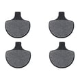 thumbnail image 1 of KMG Front Brake Pads Compatible with 1984-1986 Harley Dyna FX FXE FXEF FXWG FXS - Non-Metallic Organic NAO Brake Pads Set, 1 of 4