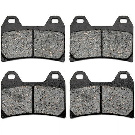 KMG Front Brake Pads Compatible with 2003-2004 Ducati Monster 800 - Non-Metallic Organic NAO Brake Pads Set
