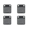 thumbnail image 1 of KMG Front Brake Pads Compatible with 2004-2011 Yamaha YFM 350 Raptor - Non-Metallic Organic NAO Brake Pads Set, 1 of 4
