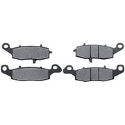 KMG Front Brake Pads Compatible with 2005-2010 Suzuki VL 1500 Boulevard C90 C90T - Non-Metallic Organic NAO Brake Pads Set