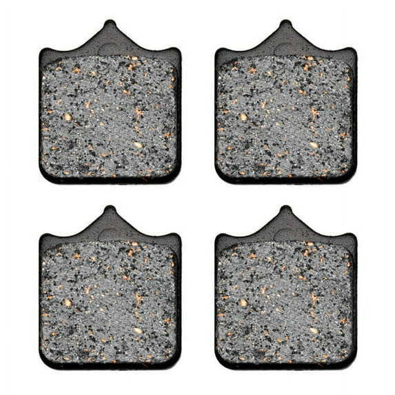 KMG Front Brake Pads Compatible with 2007-2010 Husqvarna SM 450 R - Non-Metallic Organic NAO Brake Pads Set