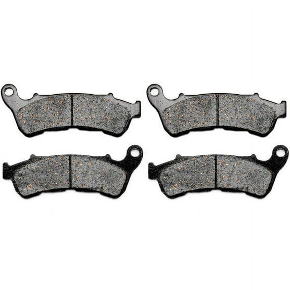 KMG Front Brake Pads Compatible with 2008-2010 Suzuki C109R C109RT Boulevard - Non-Metallic Organic NAO Brake Pads Set