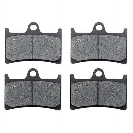KMG Front Brake Pads Compatible with 2008-2011 Yamaha XV 1900 Raider S - Non-Metallic Organic NAO Brake Pads Set