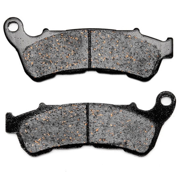 KMG Front Brake Pads Compatible with 2011-2014 Honda CBR 250 R ABS - Non-Metallic Organic NAO Brake Pads Set