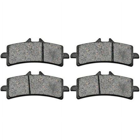 KMG Front Brake Pads Compatible with 2011 Suzuki GSXR 600 - Non-Metallic Organic NAO Brake Pads Set