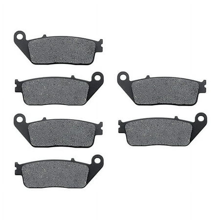 KMG Front + Rear Brake Pads Compatible with 1998-2003 Triumph Thunderbird Sport - Non-Metallic Organic NAO Brake Pads Set