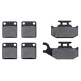 thumbnail image 1 of KMG Front + Rear Brake Pads Compatible with 2002 Suzuki LTA 500 FK2 Vinson 4WD - Non-Metallic Organic NAO Brake Pads Set, 1 of 4