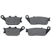 KMG Front + Rear Brake Pads Compatible with 2003-2007 Honda VTX 1300 S Retro - Non-Metallic Organic NAO Brake Pads Set