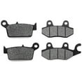 thumbnail image 1 of KMG Front + Rear Brake Pads Compatible with 2006 Honda NSF 100 R - Non-Metallic Organic NAO Brake Pads Set, 1 of 4